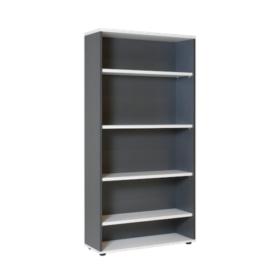Rapid White & Ironstone 1800 Book Case