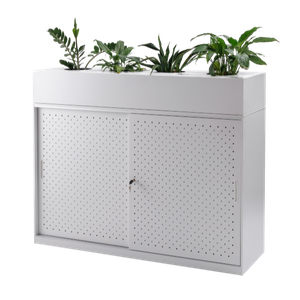 Perforated Sliding Door Cupboard