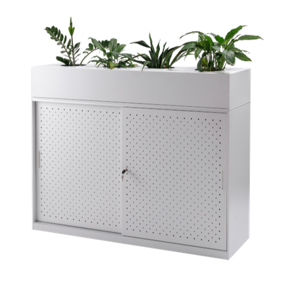 Perforated Sliding Door Cupboard