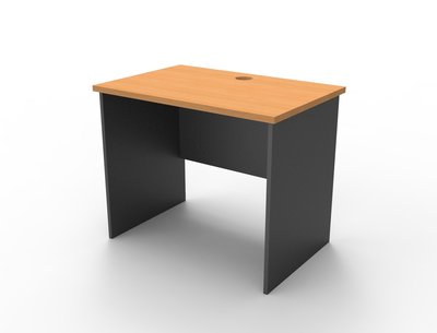 001 Rapid Worker Slab Desk Beech Ironstone