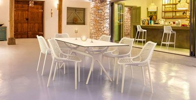 001 Siesta Outdoor Setting White