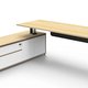 Halo+ Executive Desk & Cabinet