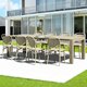 Vegas 8 Seater Dining Set with Marcel Chairs