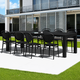 Vegas 8 Seater Dining Set with Marcel Chairs