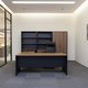 Premier 2 Piece Radial Corner Workstation