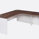 Premier 2 Piece Radial Corner Workstation