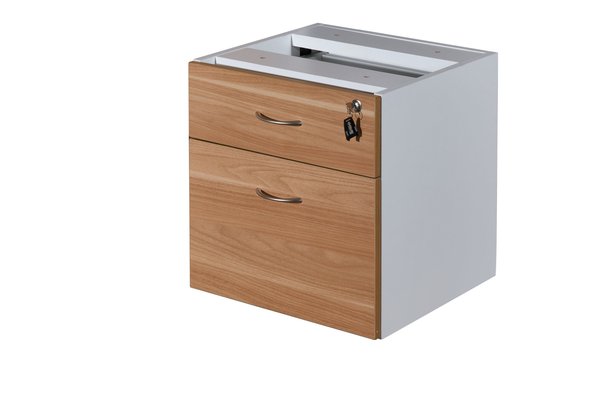 Premier Fixed Desk Pedestal 1 Drawer + 1 File