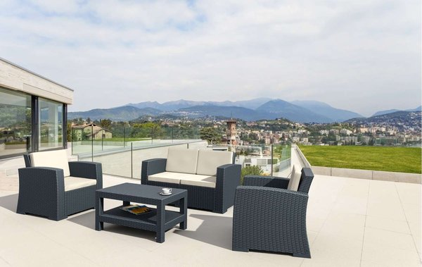 Monaco 4 Piece Lounge Set