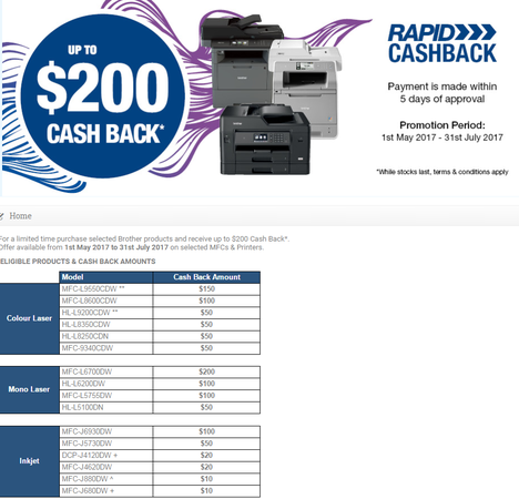 Printer Specials