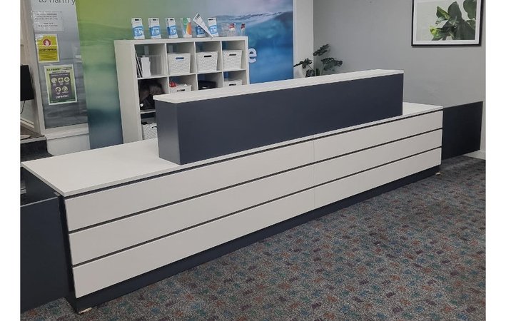 custom made reception counter