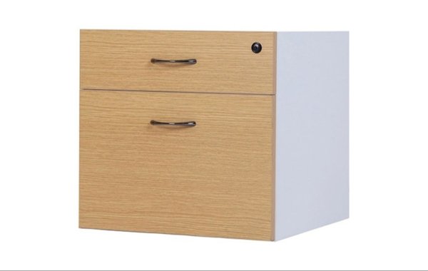 Hunter Oak 1 Draw & 1 File Box