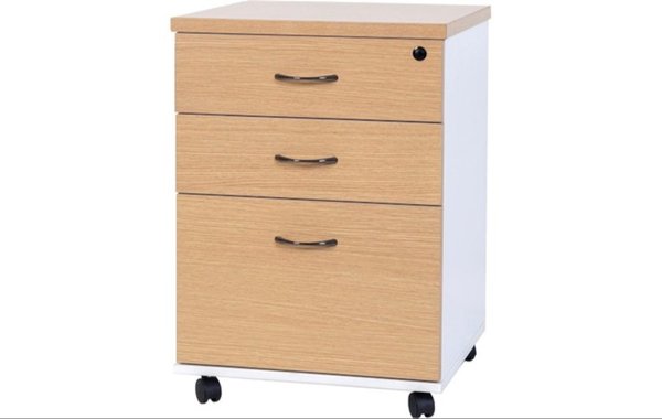 Hunter Oak Mobile Pedestal 2D 1F