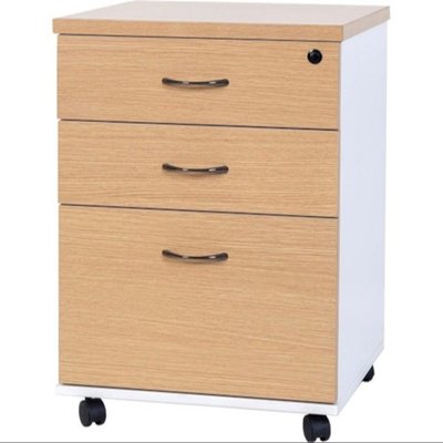 Hunter Oak Mobile Pedestal 2D 1F