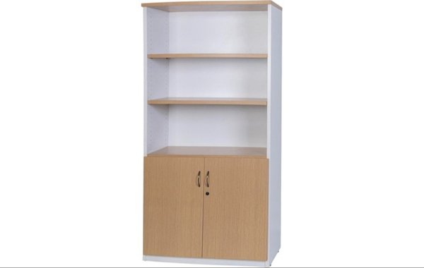 Hunter Oak Half Door Stationery Cupboard