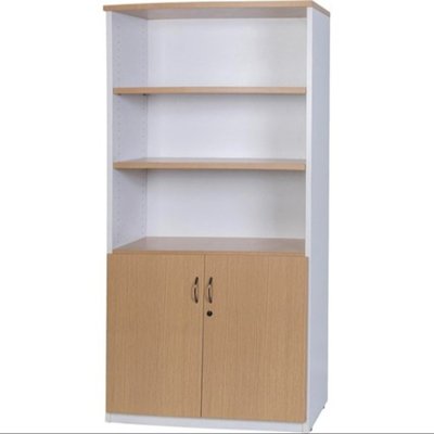 Hunter Oak Half Door Stationery Cupboard