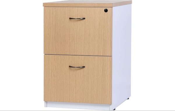 Hunter Oak 2 Drawer Filing Cabinet