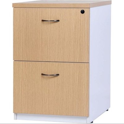 Hunter Oak 2 Drawer Filing Cabinet