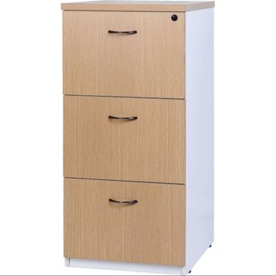 Hunter Oak 3 Drawer Filing Cabinet