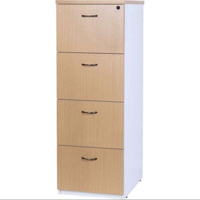 Hunter Oak 4 Drawer Filing Cabinet
