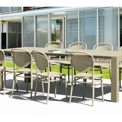 Vegas 8 Seter Dinning Set with Marcel Chairs