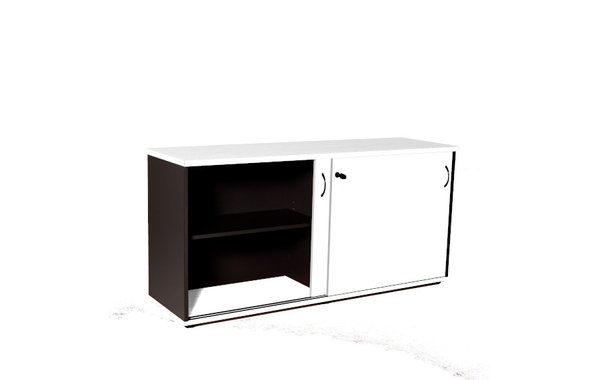 Rapid White & Ironstone 1200 Credenza