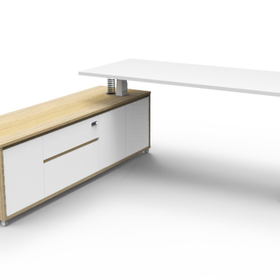 Boost+ Executive Desk 187 - Left Hand Side Configuration
