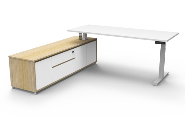 Boost+ Executive Desk 187 - Left Hand Side Configuration