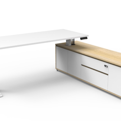 Boost+ Executive Desk 189 - Right Hand Side Configuration