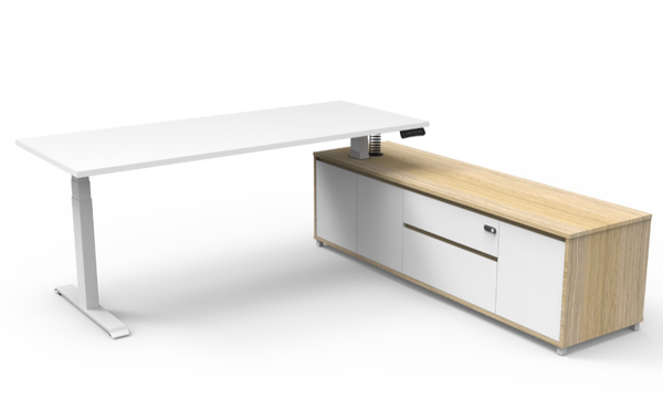 Boost+ Executive Desk 189 - Right Hand Side Configuration