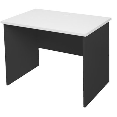 Rapid White & Ironstone 96 Desk