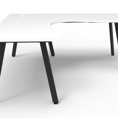 Eternity 1500 x 1500 x 750 Corner Workstation
