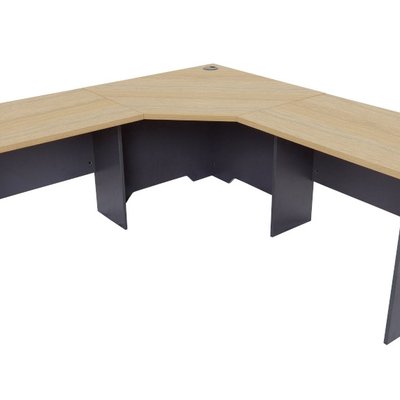 Rapid Oak 18186 Corner Workstation