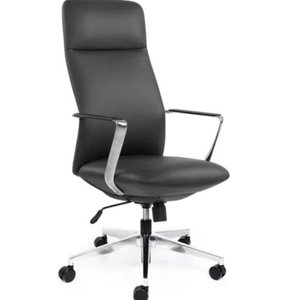 Director High Back Leather Black 1