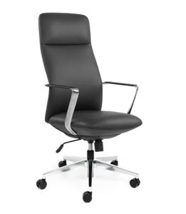 Director High Back Leather Black 1