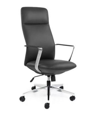 Director High Back Leather Black 1