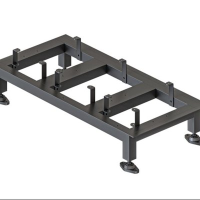 Locker Stand  GLST915 bank of 3