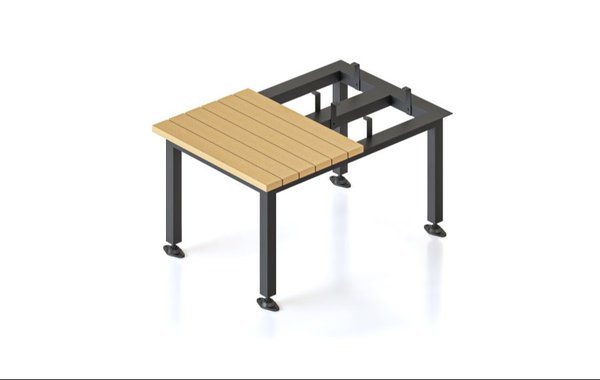 Locker Seat & Stand GSS610 bank of 2