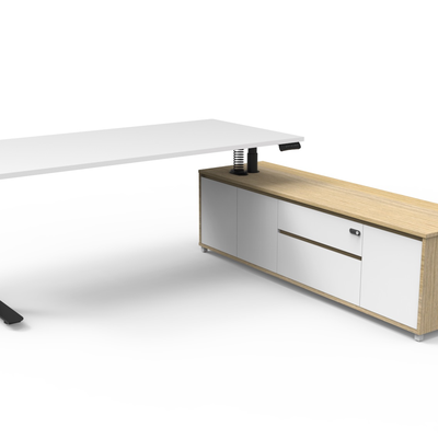 Halo+ Executive Desk 217 - RH Hand Side Configuration