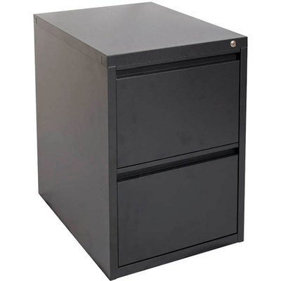 Go 2 Drawer Metal Filing Cabinet