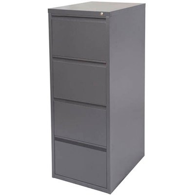 Go 4 Drawer Metal Filing Cabinet