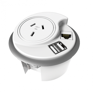 In Desk Power/USB & Network Module