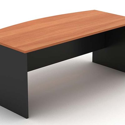 Grand Bow Front Desk 21