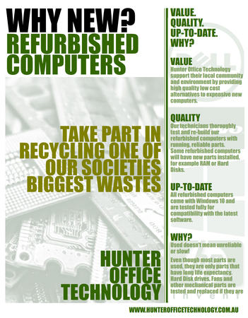 Cheap Computers - Refurbished | Hunter Office Print & Technology