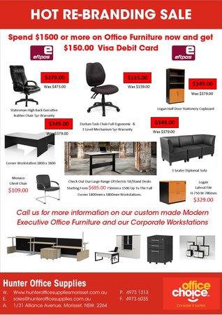 New Year Office Furniture Huge Sale