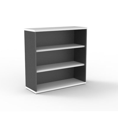 Rapid White & Ironstone 900 Book Case