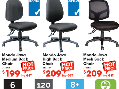 Mondo Ergonomic office chairs on sale