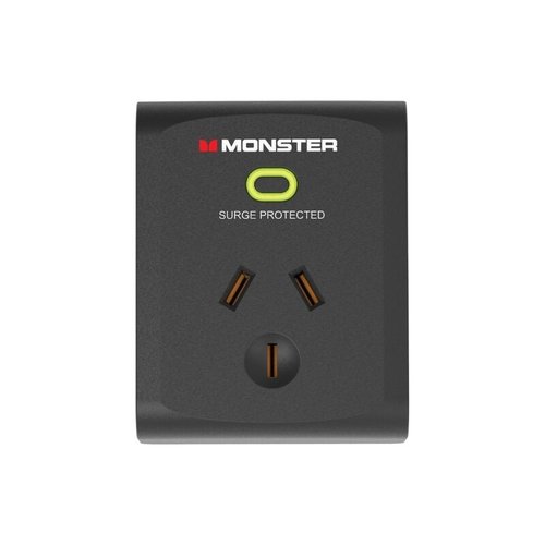 Monster 1-Port Surge Black