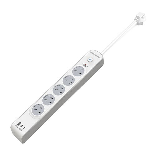 Monster 5 Port Surge with USB