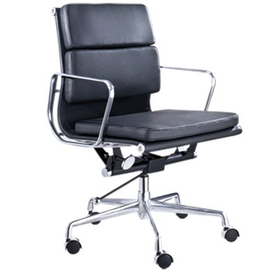 Manta Medium Back Leather Chair