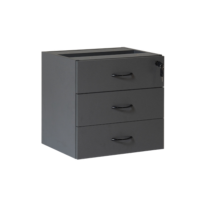 Rapid Ironstone Fixed 3 Drawer Pedestal